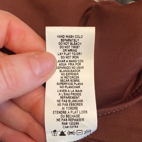 NWT Vitamin A NEUTRA Hipster Bikini Bottom Vintage Brown Size6/Small - Picture 7 of 7